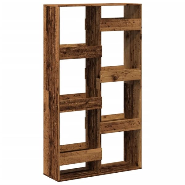 vidaXL bogreol 100x33x175 cm konstrueret træ antikt træ