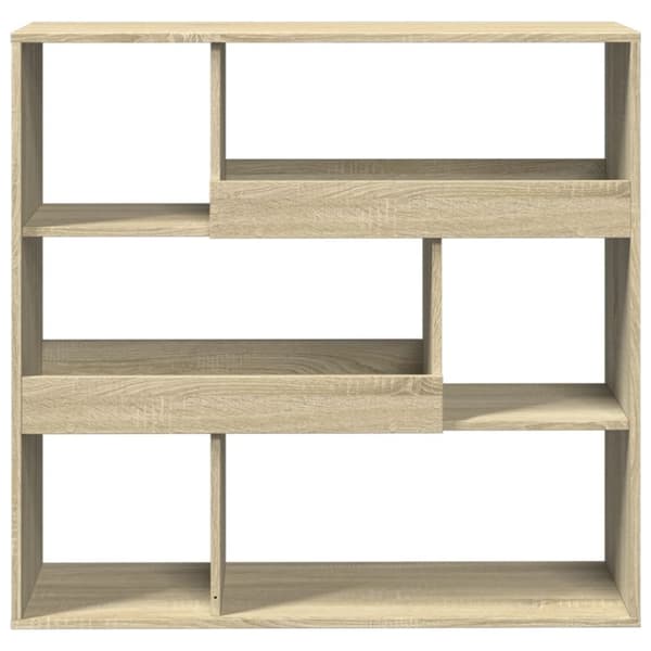 vidaXL rumdeler 100x33x94,5 cm konstrueret træ sonoma-eg