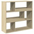 Miniatyrbillede 1 af 11: vidaXL rumdeler 100x33x94,5 cm konstrueret træ sonoma-eg