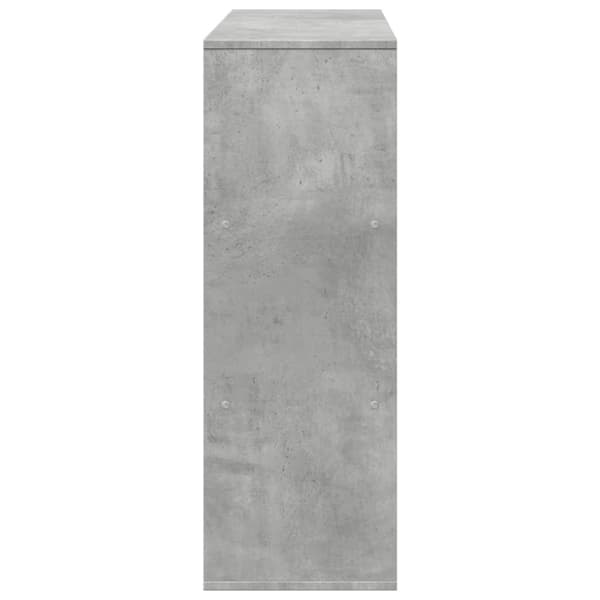 vidaXL rumdeler 100x33x94,5 cm konstrueret træ betongrå