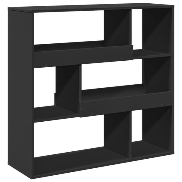 vidaXL rumdeler 100x33x94,5 cm konstrueret træ sort
