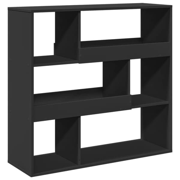 vidaXL rumdeler 100x33x94,5 cm konstrueret træ sort