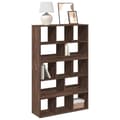 Miniatyrbillede 2 af 11: vidaXL bogreol 100x33x156,5 cm konstrueret træ brun egetræsfarve