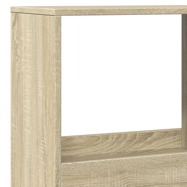vidaXL bogreol 100x33x175 cm konstrueret træ sonoma-eg