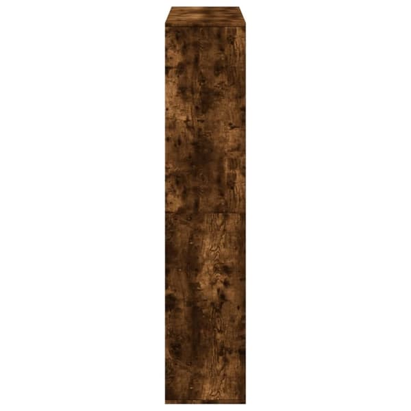 vidaXL bogreol 100x33x156,5 cm konstrueret træ røget egetræsfarve