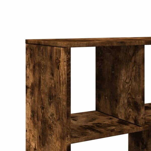 vidaXL bogreol 100x33x156,5 cm konstrueret træ røget egetræsfarve