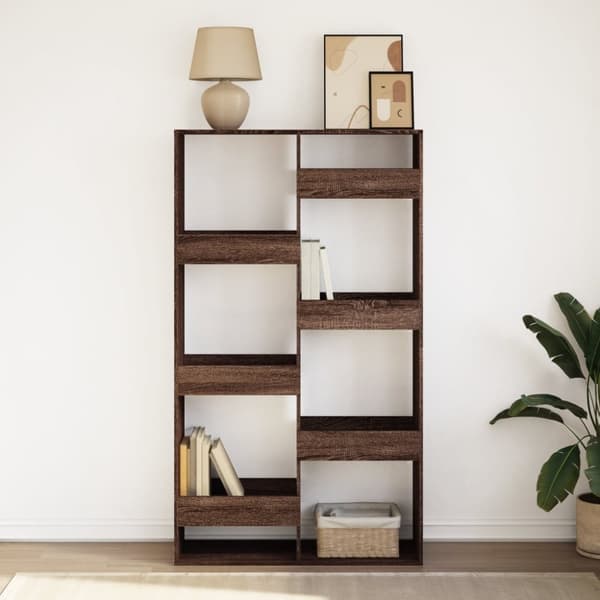 vidaXL bogreol 100x33x175 cm konstrueret træ brun egetræsfarve