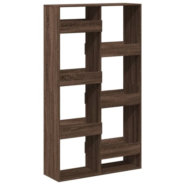 vidaXL bogreol 100x33x175 cm konstrueret træ brun egetræsfarve