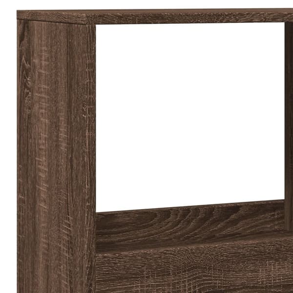 vidaXL bogreol 100x33x175 cm konstrueret træ brun egetræsfarve
