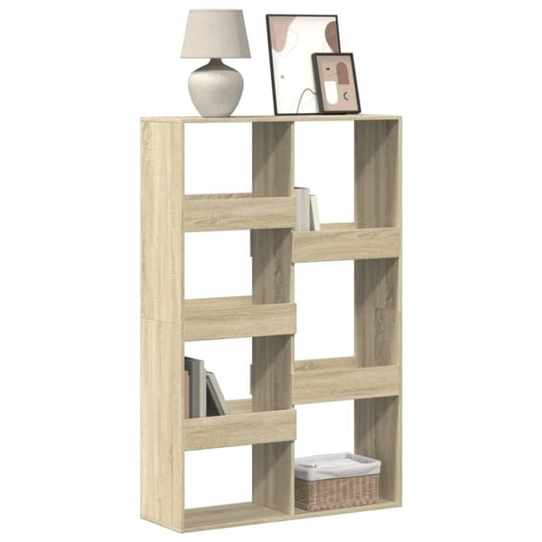 vidaXL bogreol 100x33x155,5 cm konstrueret træ sonoma-eg