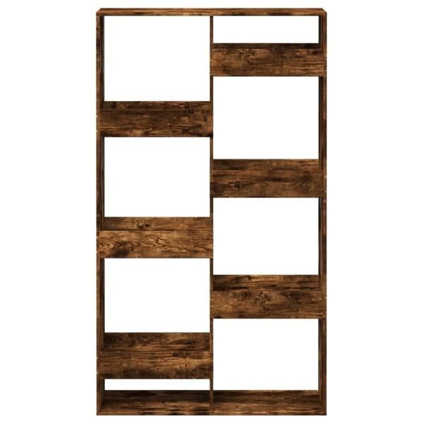 vidaXL bogreol 100x33x175 cm konstrueret træ røget egetræsfarve