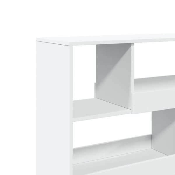 vidaXL rumdeler 100x33x94,5 cm konstrueret træ hvid