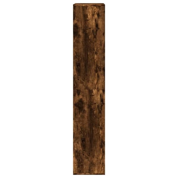 vidaXL Bokhylle røkt eik 100x33x175 cm konstruert tre