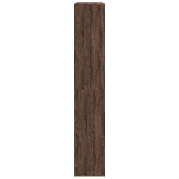 vidaXL bogreol 100x33x187,5 cm konstrueret træ brun egetræsfarve