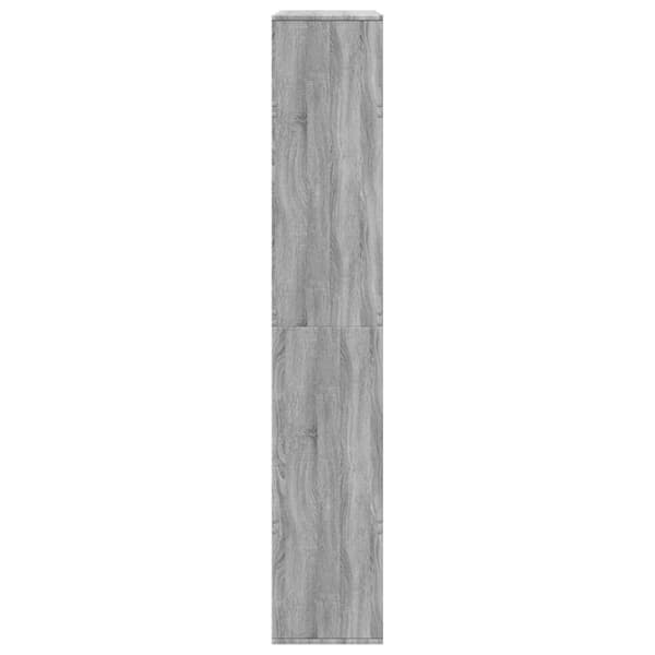 vidaXL bogreol 100x33x187,5 cm konstrueret træ grå sonoma-eg