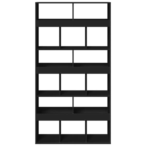 vidaXL bogreol 100x33x187,5 cm konstrueret træ sort