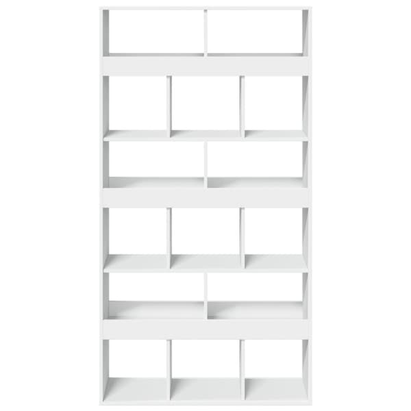vidaXL bogreol 100x33x187,5 cm konstrueret træ hvid