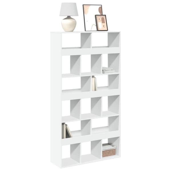 vidaXL bogreol 100x33x187,5 cm konstrueret træ hvid