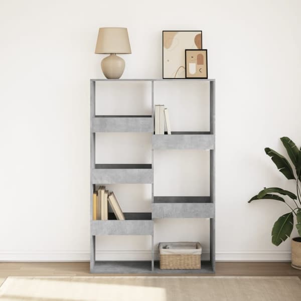 vidaXL bogreol 100x33x155,5 cm konstrueret træ betongrå