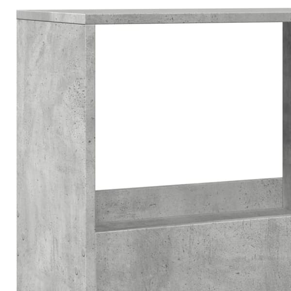 vidaXL bogreol 100x33x155,5 cm konstrueret træ betongrå