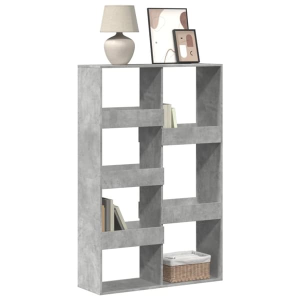 vidaXL bogreol 100x33x155,5 cm konstrueret træ betongrå