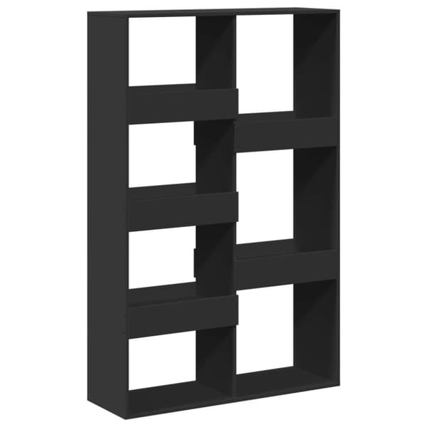 vidaXL bogreol 100x33x155,5 cm konstrueret træ sort