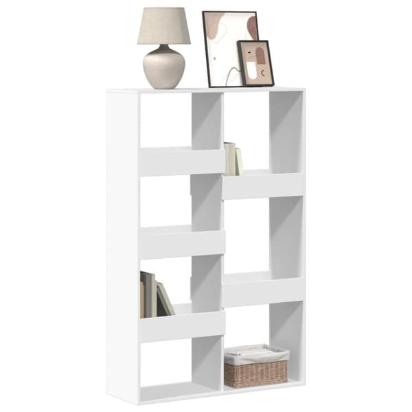 vidaXL bogskab 100x33x155,5 cm konstrueret træ hvid