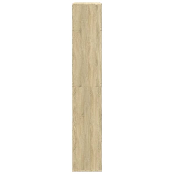 vidaXL Bokhylle sonoma eik 100x33x187,5 cm konstruert tre