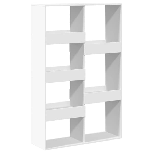 vidaXL Bokhylle hvit 100x33x155,5 cm konstruert tre