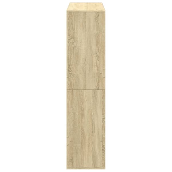 vidaXL bogreol 100x33x135 cm konstrueret træ sonoma-eg