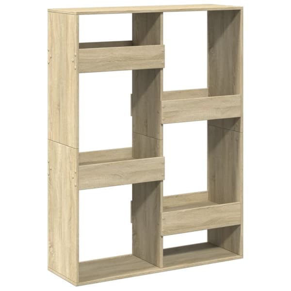 vidaXL bogreol 100x33x135 cm konstrueret træ sonoma-eg