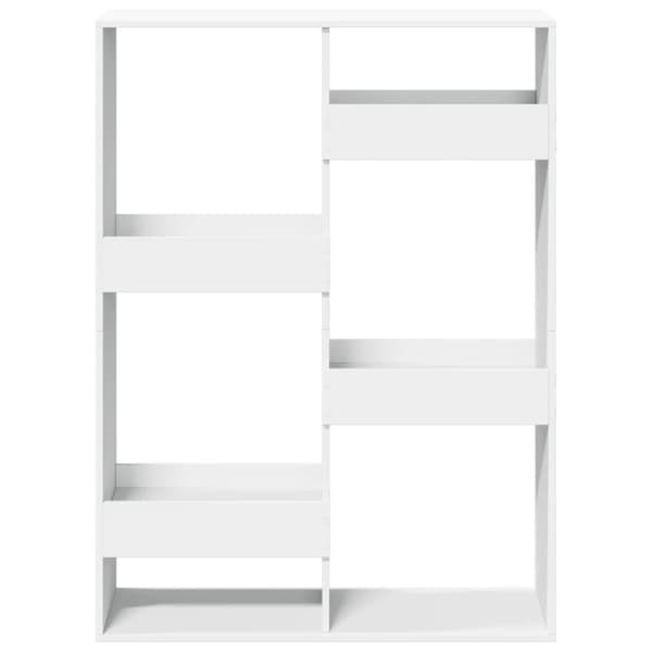 vidaXL bogreol 100x33x135 cm konstrueret træ hvid