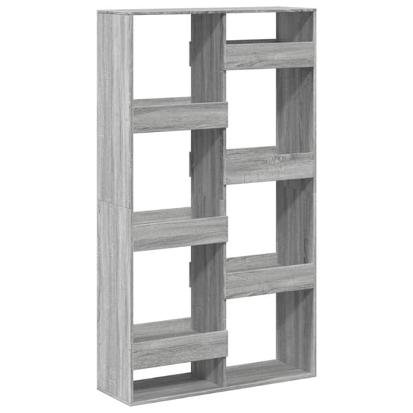 vidaXL rumdeler 100x33x175 cm konstrueret træ grå sonoma-eg