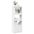 Miniatyrbillede 5 af 11: vidaXL højskab 63x33x180 cm konstrueret træ hvid