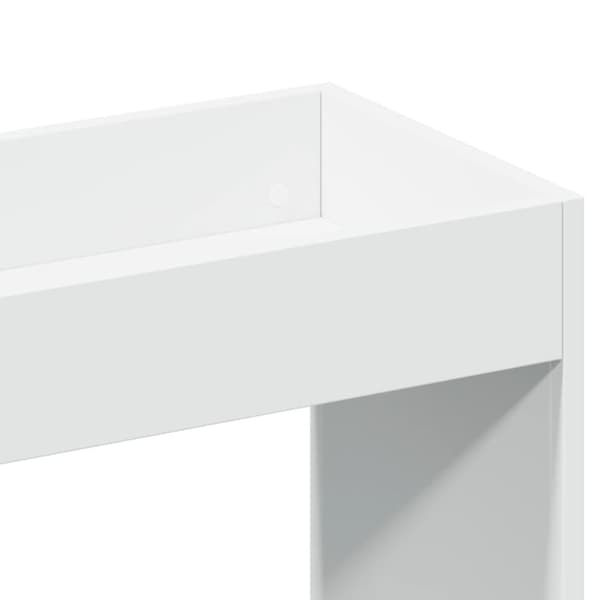 vidaXL højskab 63x33x180 cm konstrueret træ hvid