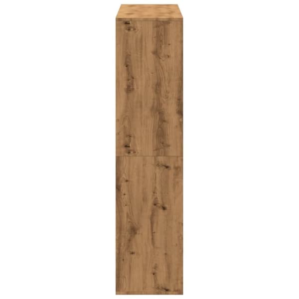 vidaXL bogreol 100x33x135 cm konstrueret træ kunsteg