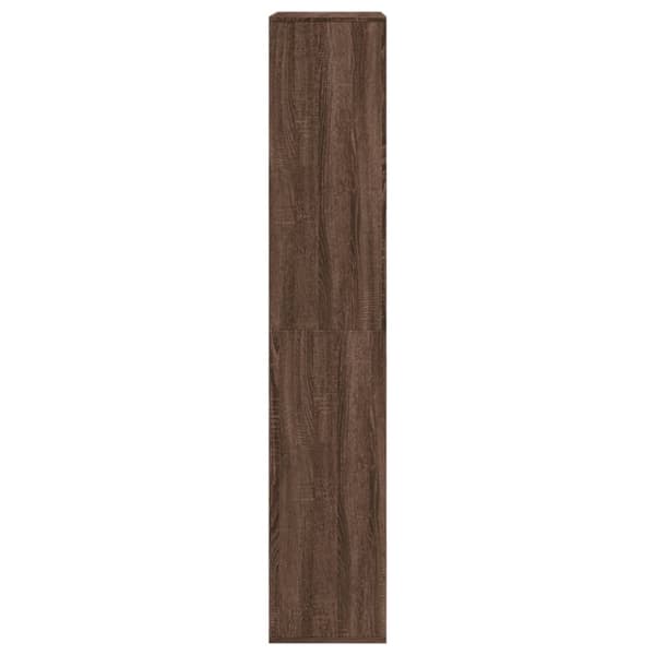 vidaXL rumdeler 100x33x175 cm konstrueret træ brun egetræsfarve