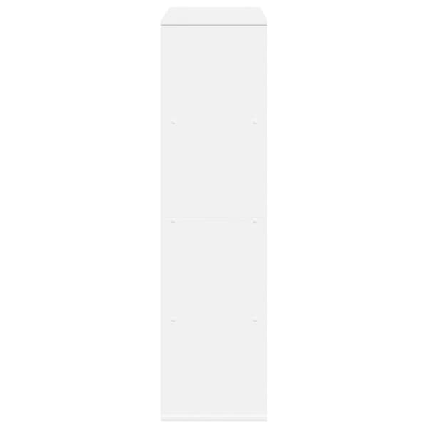 vidaXL Romdeler hvit 100x33x125,5 cm konstruert tre