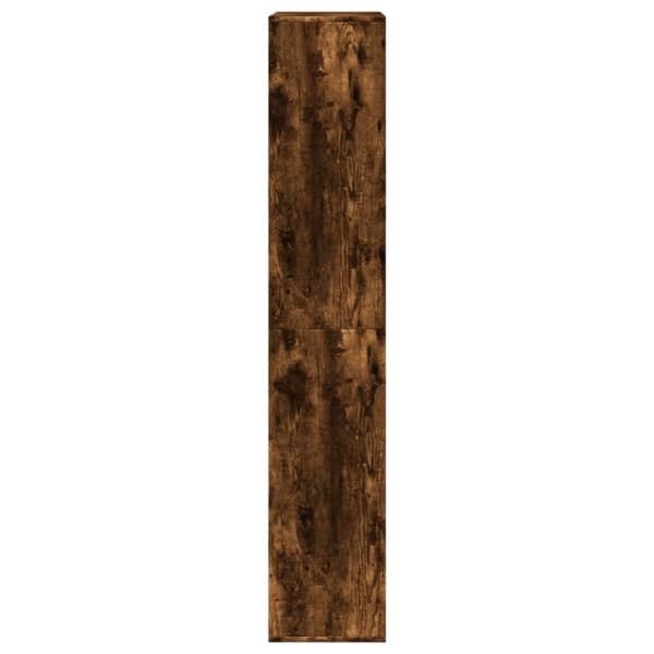 vidaXL Rumsavdelare rökfärgad ek 100x33x175 cm konstruerat trä