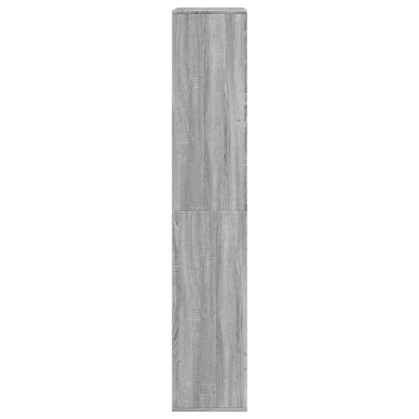 vidaXL Romdeler grå sonoma 100x33x175 cm konstruert tre