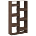 Miniatyrbilde 7 av 11: vidaXL Romdeler brun eik 100x33x175 cm konstruert tre