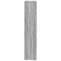 Miniatyrbilde 6 av 11: vidaXL Romdeler grå sonoma 100x33x156,5 cm konstruert tre