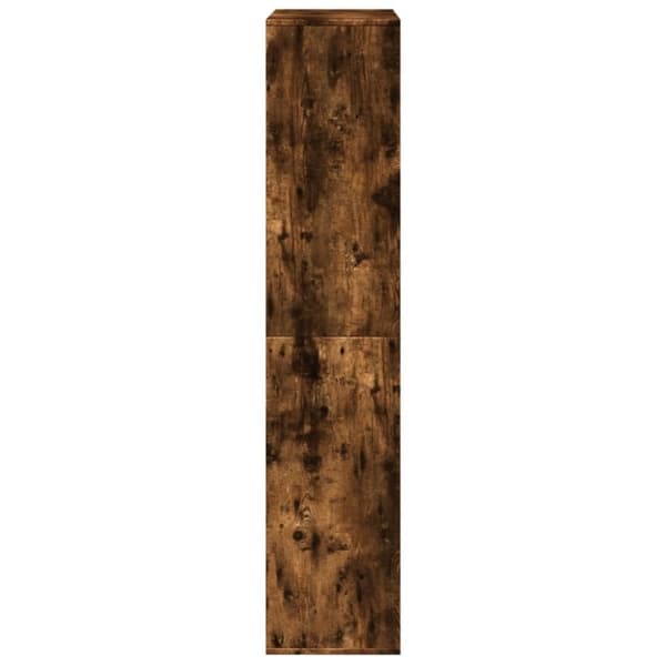 vidaXL Romdeler røkt eik 100x33x156,5 cm konstruert tre
