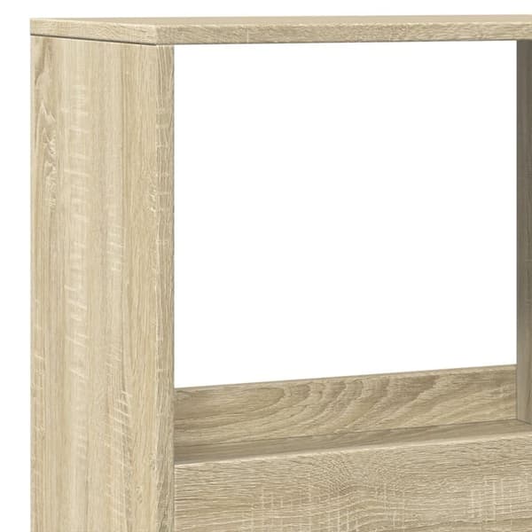 vidaXL Romdeler sonoma eik 100x33x175 cm konstruert tre