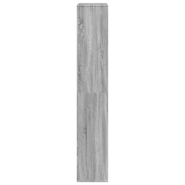 vidaXL Romdeler grå sonoma 100x33x187,5 cm konstruert tre