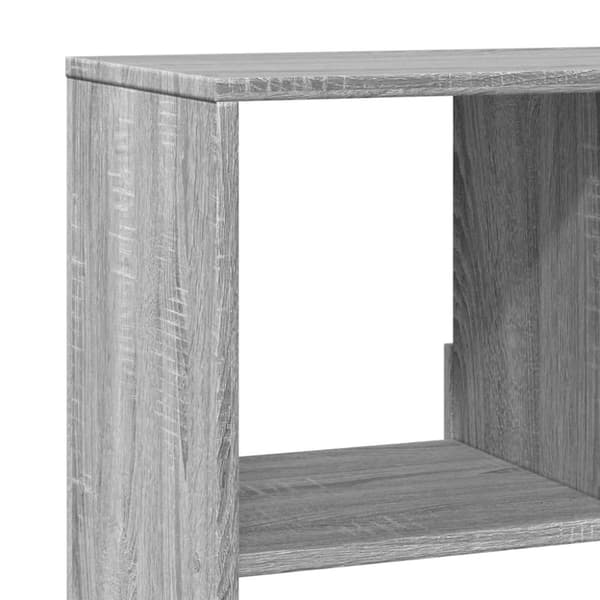 vidaXL Romdeler grå sonoma 100x33x187,5 cm konstruert tre