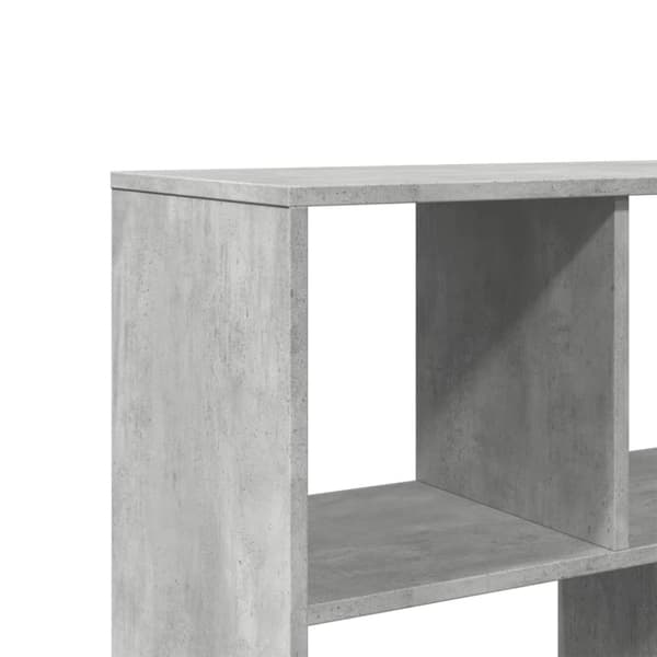 vidaXL rumdeler 100x33x156,5 cm konstrueret træ betongrå