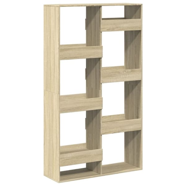 vidaXL rumdeler 100x33x175 cm konstrueret træ sonoma-eg