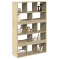 Miniatyrbillede 4 af 11: vidaXL rumdeler 100x33x156,5 cm konstrueret træ sonoma-eg