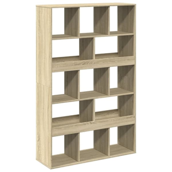 vidaXL rumdeler 100x33x156,5 cm konstrueret træ sonoma-eg